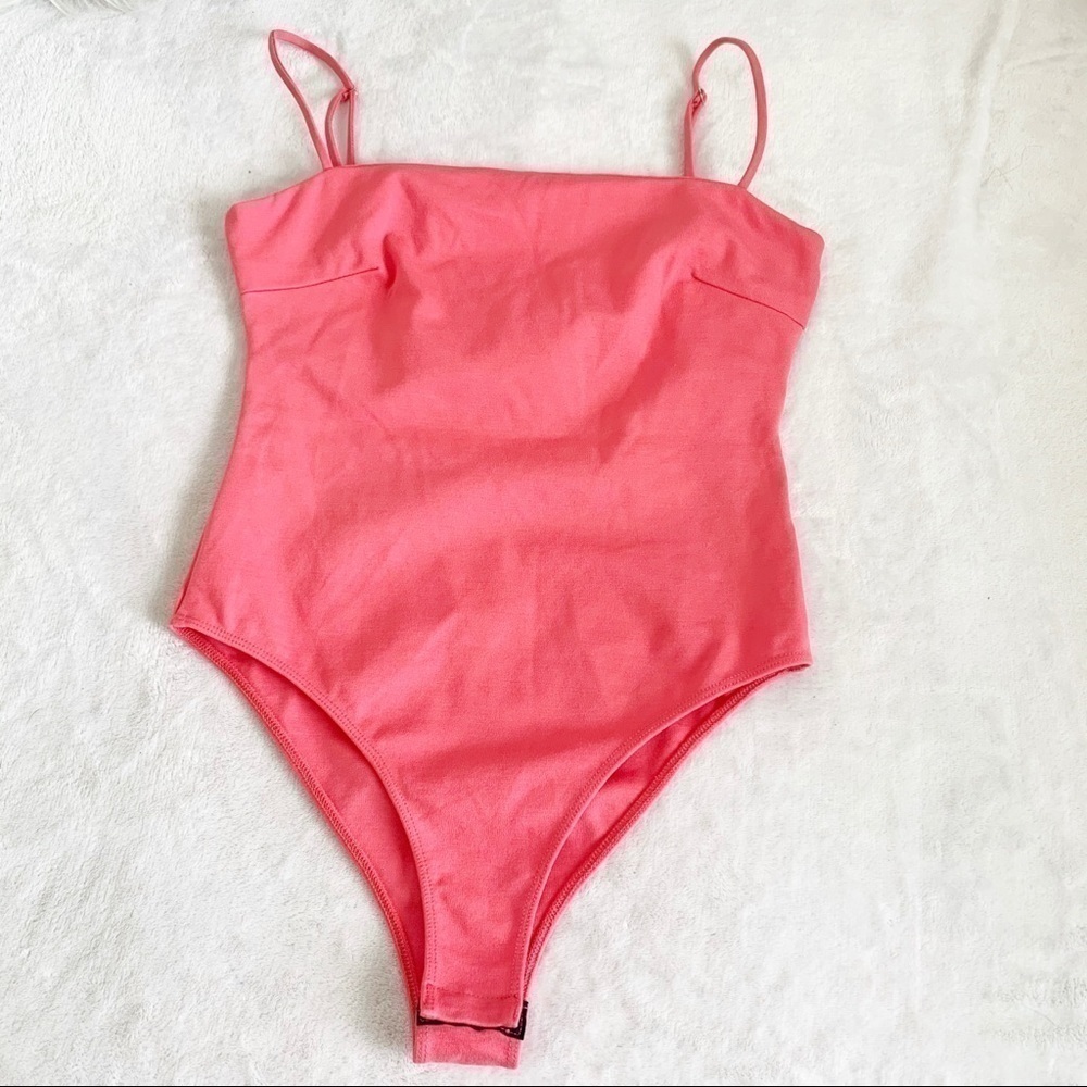 NEW 4SI3NNA Bodysuit pink MEDIUM Alexander coral